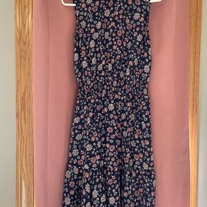 Size 8 Nanette Lepore Sleeveless Mock Neck Floral Dress